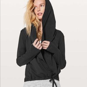 Lululemon Ready To Rulu Wrap hoodie black slouch